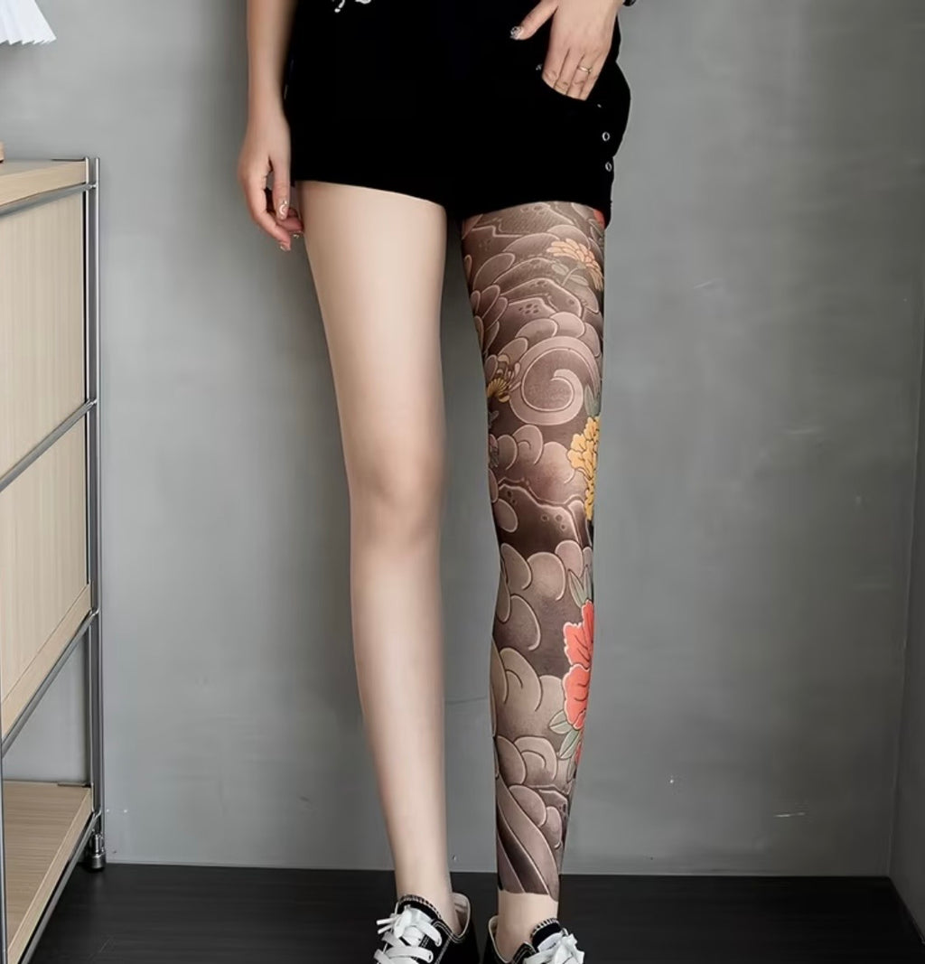 Japanese tattoo  stockings