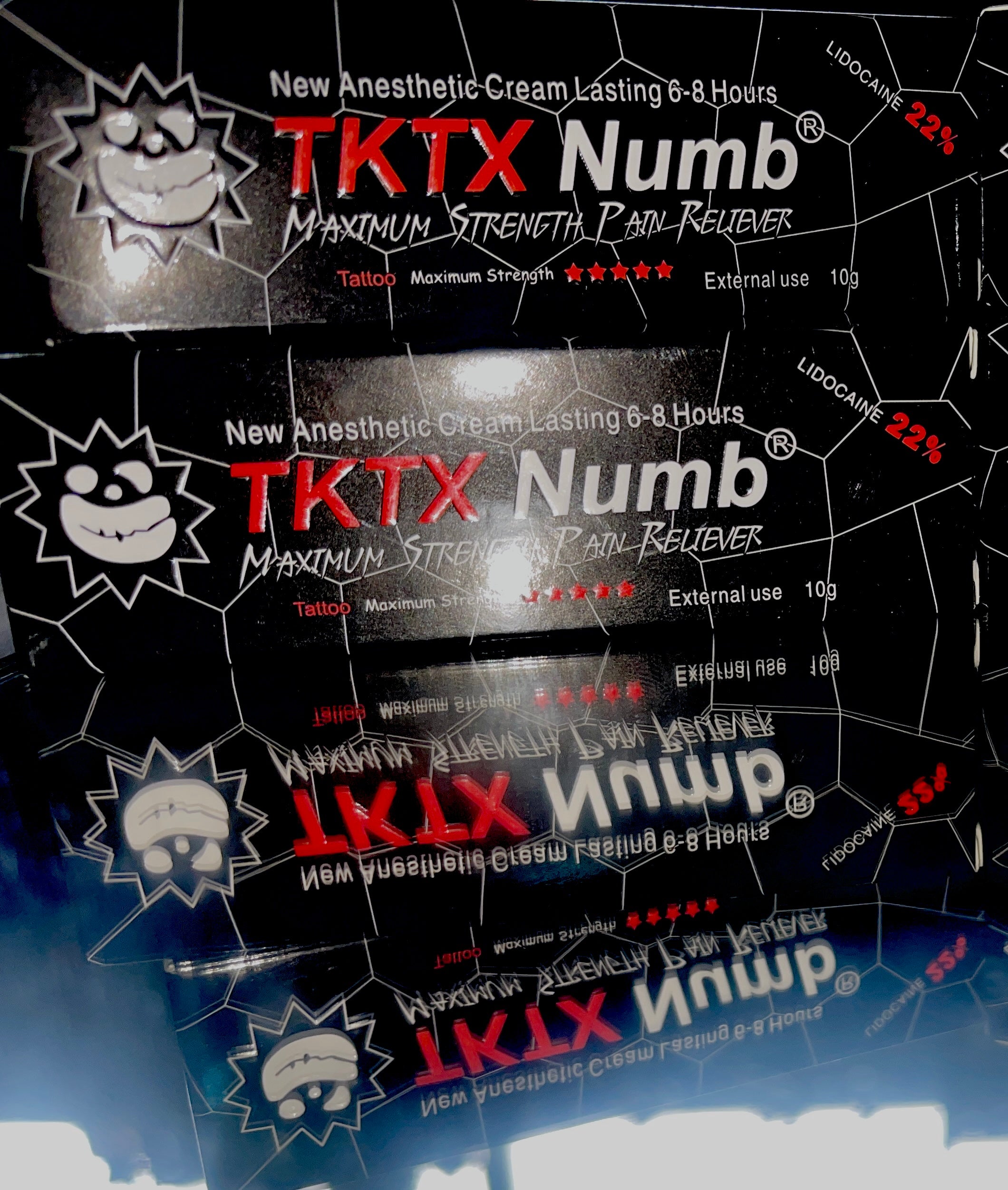 Tktx maximum strength numbing cream